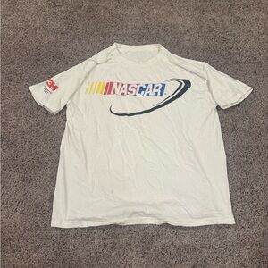 Vintage Nascar T-Shirt Sz Large White